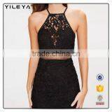 Hot Sale Women Sexy Bandage Lace Dress/2 Pieces Fashion Party Dress Boutique thumbnail-3