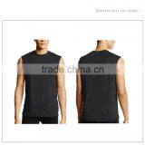 Wholesale Muscle Bodybuilding Gym Blank Workout Mens Vest Singlet thumbnail-4