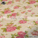 Linen Fabric for Sofa Small Flower Printed Linen Cotton Fabric for Household thumbnail-2