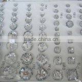 Low Price Decorative Clear Acrylic Crystal Button thumbnail-5