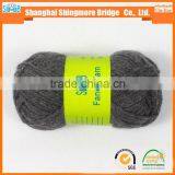 Shopping Knitting Wool Yarn China Factory Best Selling Worsted Solid Dyed 100% Wool Roving Yarn With Oeko-tex Quality thumbnail-2