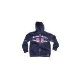 P5310461Children's Hooded Fleece Jacket With Print on the Front, Kangaroo Pocket in the Waistband thumbnail-1