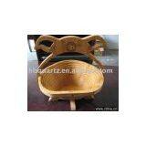 Folding Bamboo Basket thumbnail-1