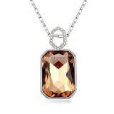 Tower Lovers -Gold Plated Vintage Factory Direct High Quality Big Crystal Statement Necklace Jewelry