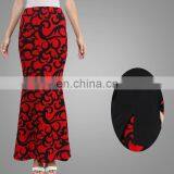 2016 Kebaya Printing Baju Kurung Modern In Black Wholesale Model Baju Kurung Modern Black And Red Islamic Clothing Fashion thumbnail-5