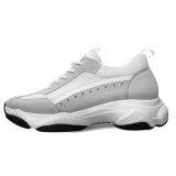 Height increasing elevator sport shoes running sneakers taller 3.14 inches