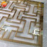 Wholesale Factory Price Metal Restaurant Room Divider Decorative Metal Stainless Partition Screen thumbnail-5