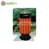 Guangzhou Factory Wood Outdoor Trash Bin From China thumbnail-6