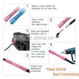 Hampool Multiple Types 50pcs Copper Wiring Accessories Automotive Shrinkable Wire Butt Connectors thumbnail-6