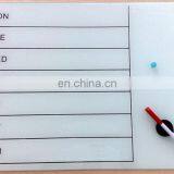 Low Price Magnetic Flexible Planner Glass Recordable Message Whiteboard thumbnail-5