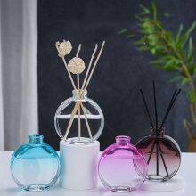 Color Transparent Vintage Aromatherapy Bottle Glass Perfume Bottle Young Girl Decoration Rattan Aromatherapy Bottle Indoor Volatilization Remove Odor thumbnail-1