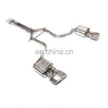 Exhaust Pipe for Porsche Panamera Titanium Exhaust Catback With Quad Double Tip thumbnail-1