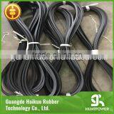 Black Adjustable Rubber v Belt thumbnail-1