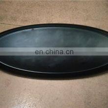 Plastic Custom Pink Black Leaf Color 227X90mm 9 Inch Car Grill Emblem Badge thumbnail-3