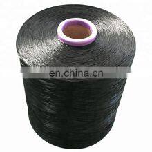 High Tenacity 1200D Pp Yarn Twisted Black For Sewing Bag