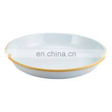 Personalized Factory Christmas Pizza Metal Plate Dish With Company Printing Logo thumbnail-5