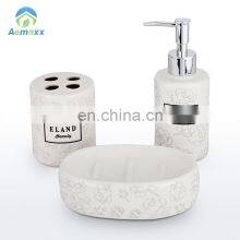 Fashion Bathroom Set Dispenser Pump Liquid Soap for Hotel Bathroom Use thumbnail-4