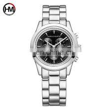 HANNAH MARTIN HM-1039 Quartz Watches Minimalist Metal Stainless Steel With Day and Date Men Customized OEM Mens 2019 Men's Round thumbnail-5