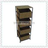 Four Drawers Removable Slim Storage Cabinet