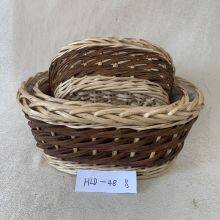 Cheap Willow Basket With Multiple Sizes Customized For Fruit Flower