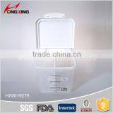 Transparent 15L Plastic Dry Food Container With Compartment thumbnail-3