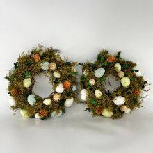 Shenyang For Star Wholesale Handmade Craft Home Decoration Door Easter Egg Wreath With Bunny thumbnail-3