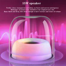 Newset Bluetooth Wireless TWS Mini Portable Speaker With LED Light OEM Logo Surround Subwoofer Speaker thumbnail-5