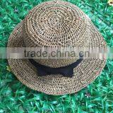 Adults Age Group and Plain Pattern Cheap Mens Straw Hats thumbnail-2