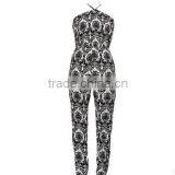 2015 Show Thin Printed Chiffon Jumpsuits Summer Clothes Pants Female Leisure Trousers OEM Service thumbnail-4