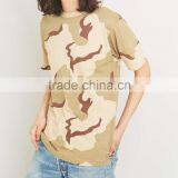 New Style Custom Mens Tricolour Desert Camo T Shirts thumbnail-4