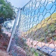 Flexible Debris Flow Barrier Steel Rope Rockfall Barrier With Ring Diameter 350 mm China Supplier