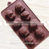 High Quality 100% Food Grade Silicone Chocolate Mold , Cookie Mold , Silicone Cake Mold thumbnail-2