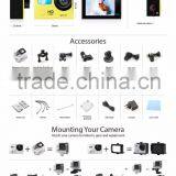 2.0 Inch Watrproof WiFi H3 Sport Camera 1080P 60fps