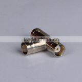 BNC 3 Way Female to Female T Adapter RF Coaxial Connectors
