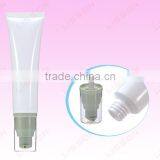 Round Plastic Tube With Airless Pump Head for Cosmetic Usage