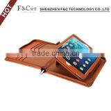 Tablet Zipper Case for Ipad Pro Leather pu Stand Cover Detachable thumbnail-2