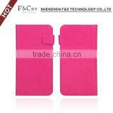 Factory Price Universal Wallet PU Leather Stand Mobile Phone Case With Clip thumbnail-2