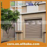 Insulated roller shutter window with colorful PU foam slats