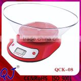 5kg weighing hopper scale with bowl kicthen scale