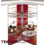 TKK Swing Tray Chrome Sliding Storage Baskets