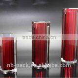 Hotsale Bright Sliver Square Acrylic Airless Bottle; Acrylic Vacuum Bottle