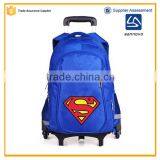 2016 China Sannovo Wholesale Latest Fashion Superman School Trolley Bags for Boys Supplier's Choice thumbnail-1