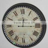 100726EA-Acrylic Diamond Metal Wall Clock