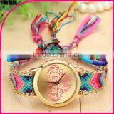 Korean Style DIY Craft Watches Heart-shaped Watches Woven Ladies Love Bracelet Table Watch