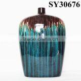 Vase for Indoor Decorative Small Glazed Ceramic Vase Flower thumbnail-3