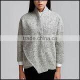 Oem Wholesale Cheap Custom Fashion Women Coat No Zipper Hoodie Parka Overcoat Jacket