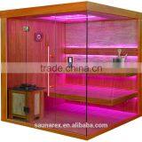 Hemlock Traditional Sauna Room With Glass thumbnail-6