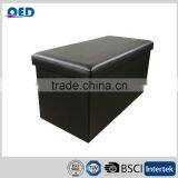 Different Sizes Living Room Furniture Faux Leather Ottoman