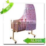 Christmas baby gifts wooden baby furniture swing cribs/beds /baby bedroom play bed