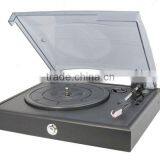 retro usb vinyl player with PVC veneered MDF